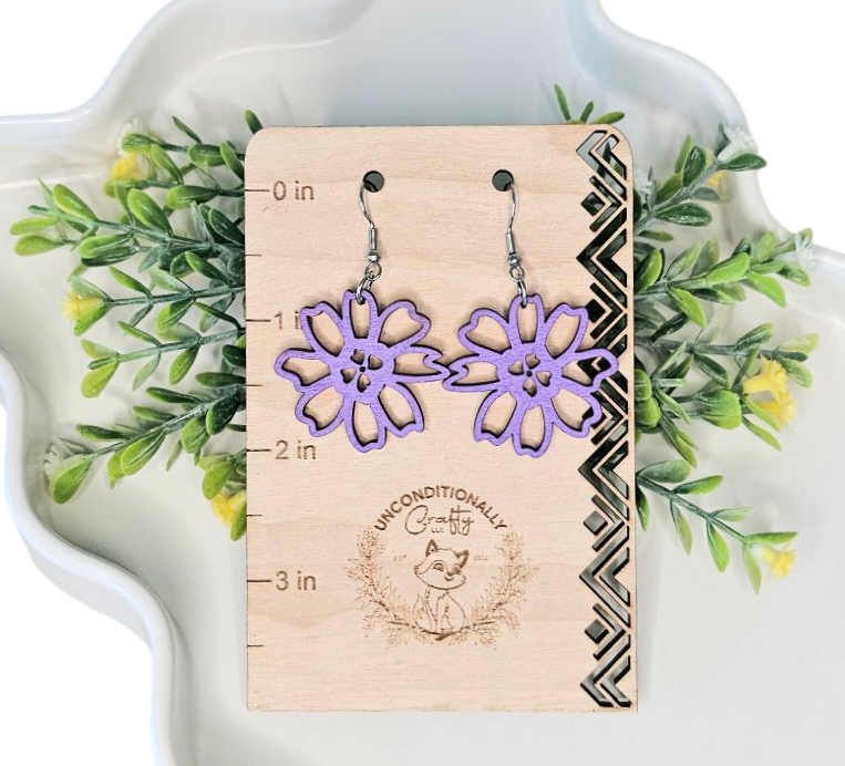 Flower Cut-Out Earrings