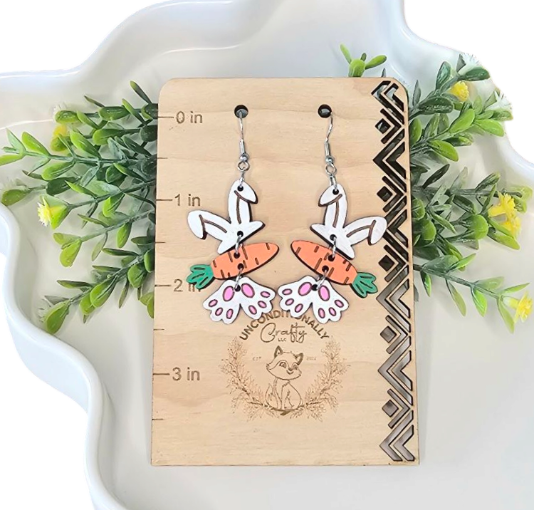 Deconstructed Bunny Earrings