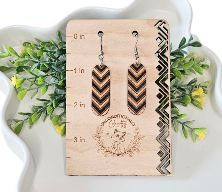 Chevron Bar Earrings