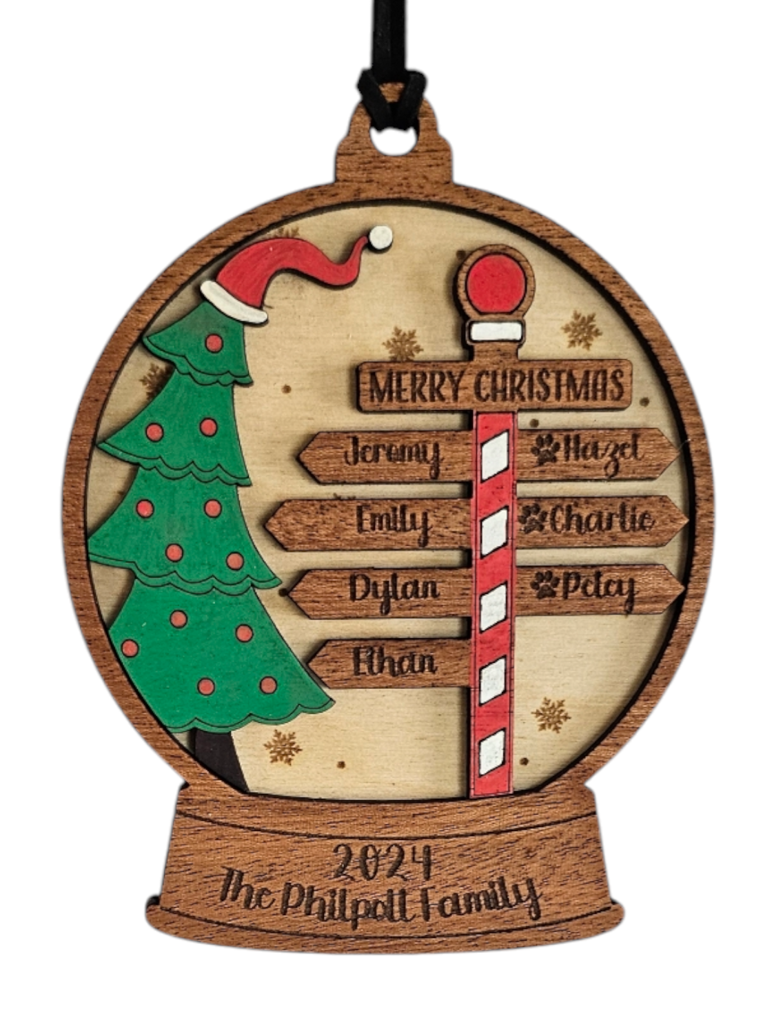 2025 Custom Family Christmas Ornament