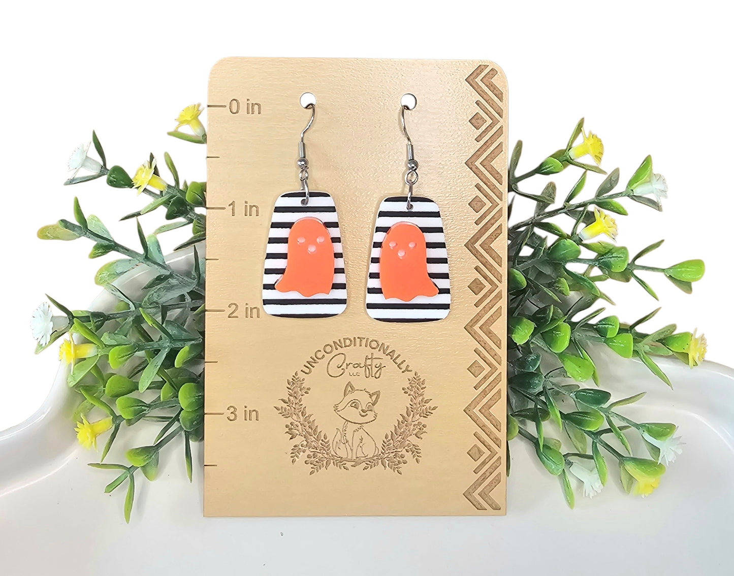 Striped Ghosty Earrings