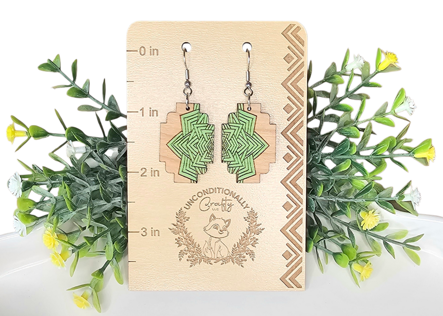 Tribal Mandala Earrings