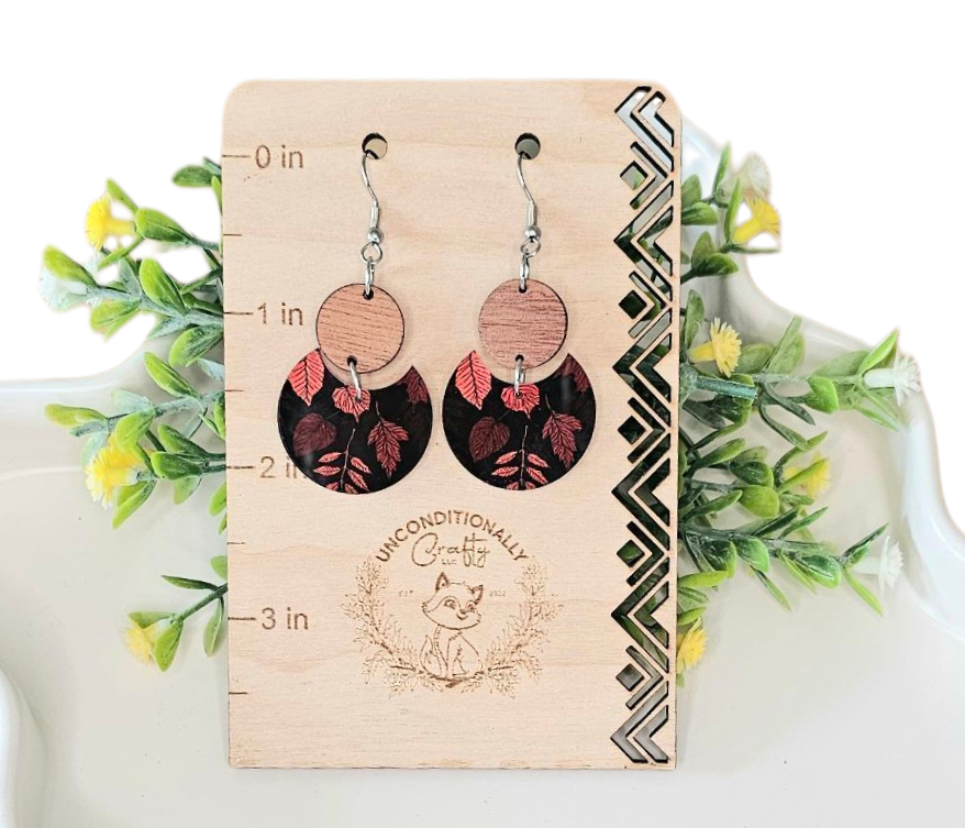 Fall Leaves Drop Earrings