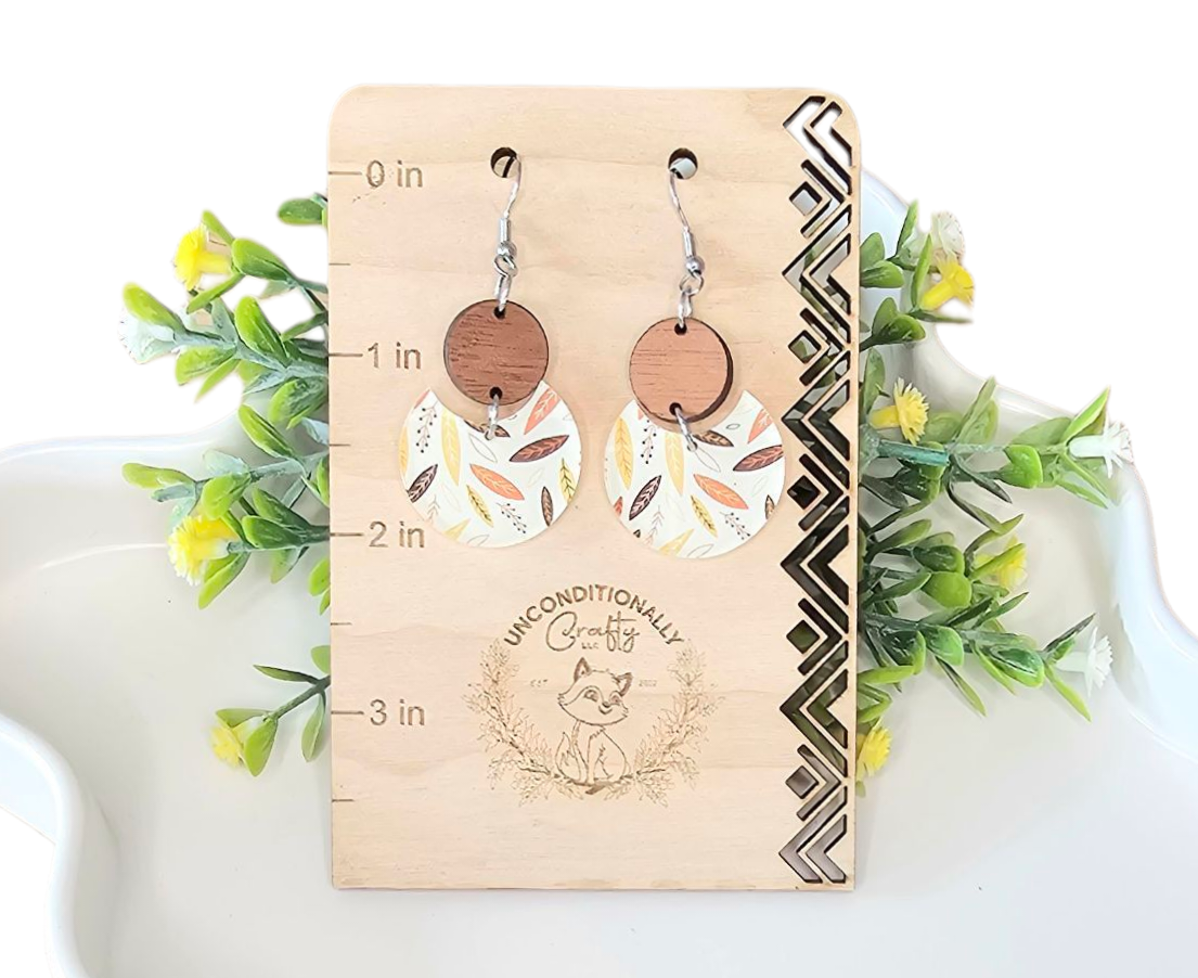 Fall Leaves Drop Earrings