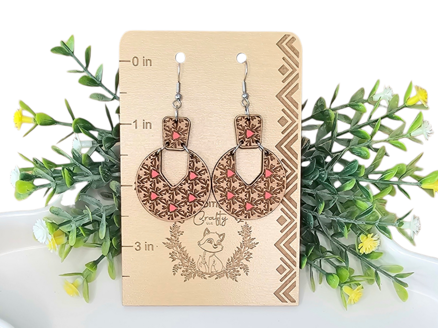 Scattered Heart Burst Earrings