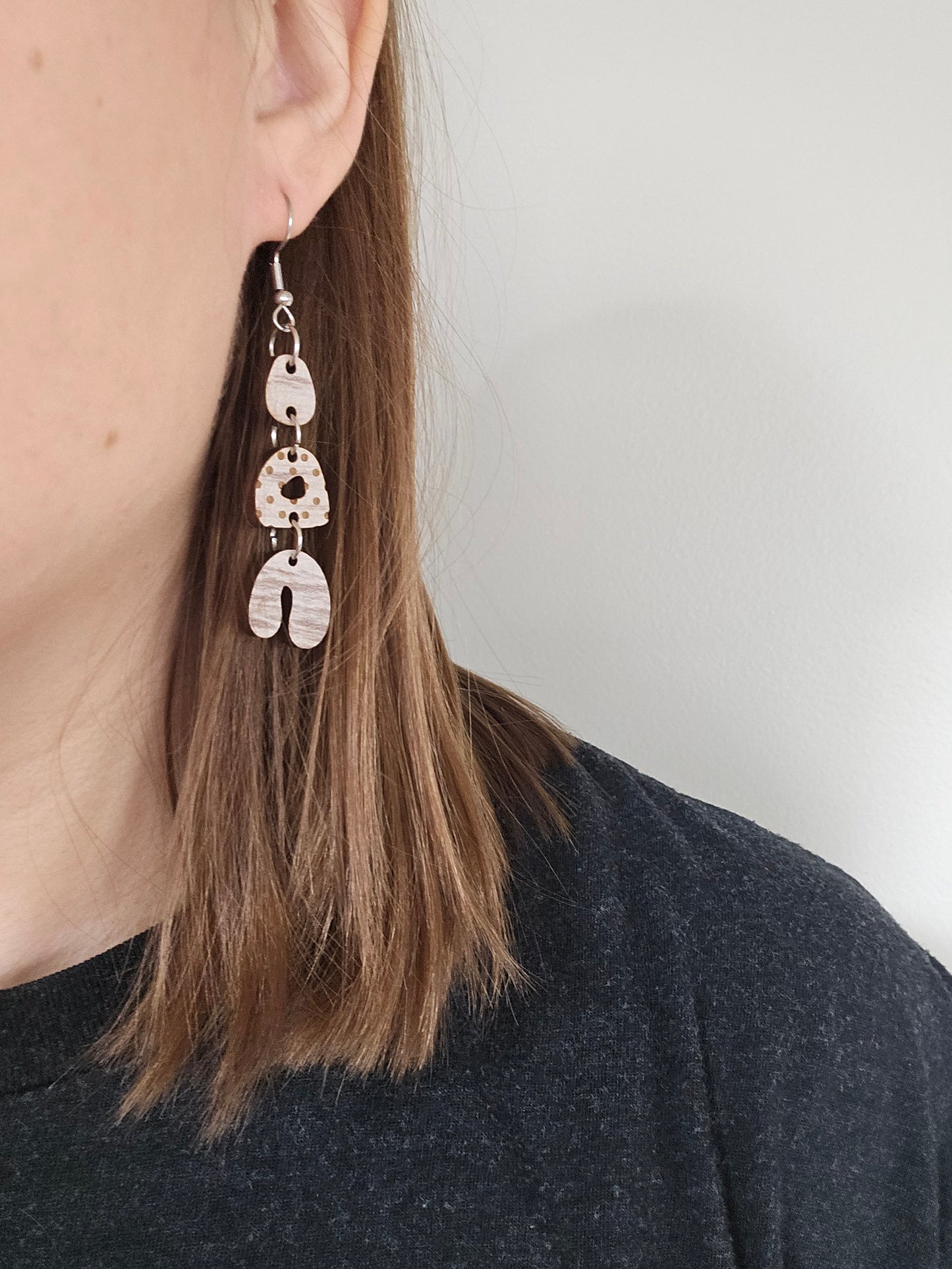 Oblong Drop Earrings