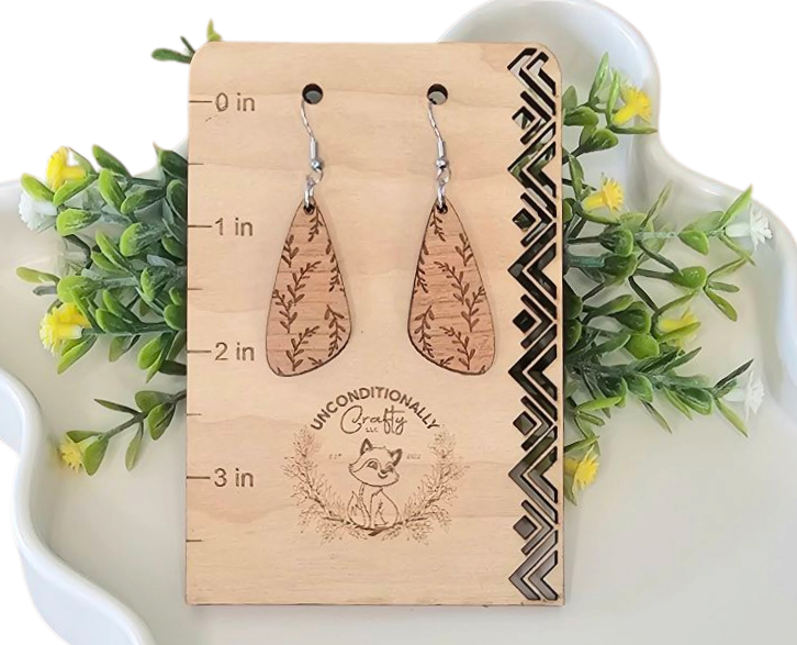 Whimsical Oblong Earrings