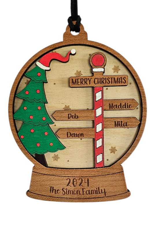 2024 Custom Family Christmas Ornament