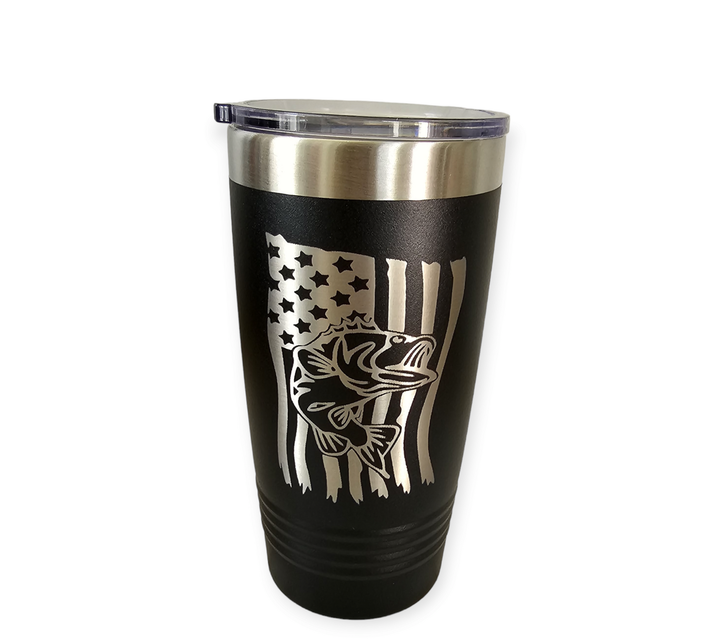 American Flag Fish Tumbler