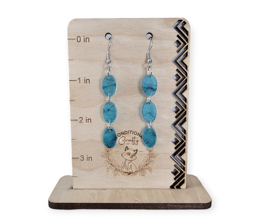 Oval Dangle Earrings