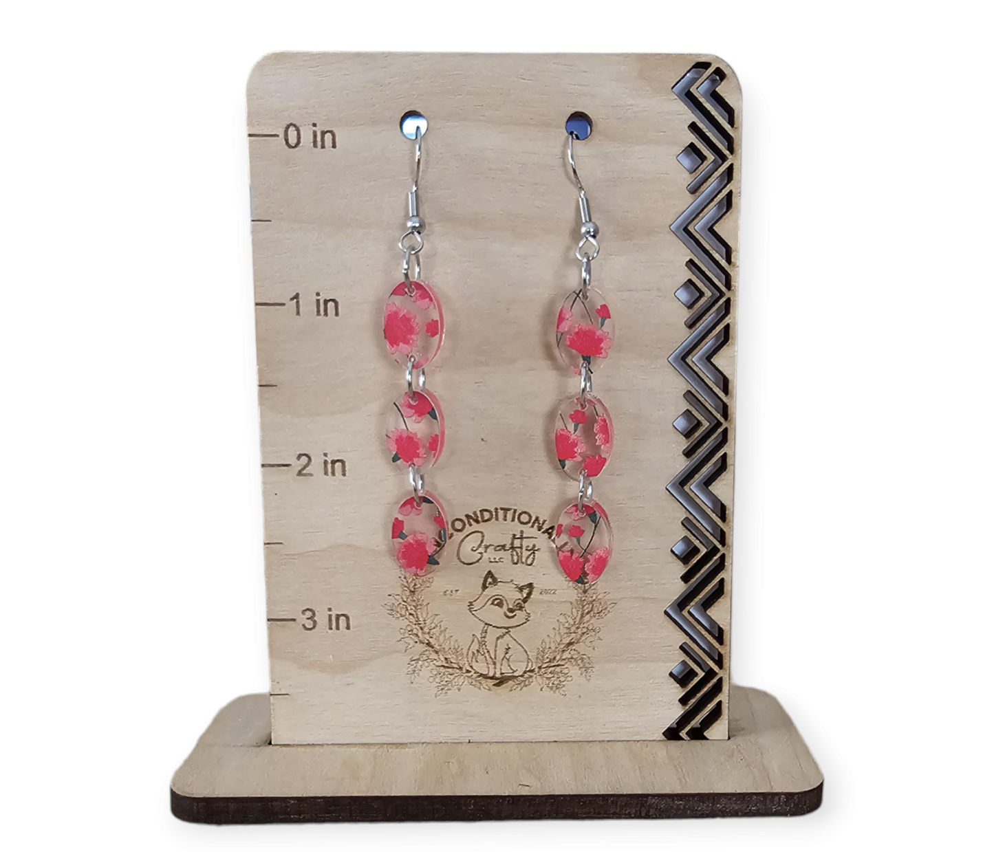 Oval Dangle Earrings