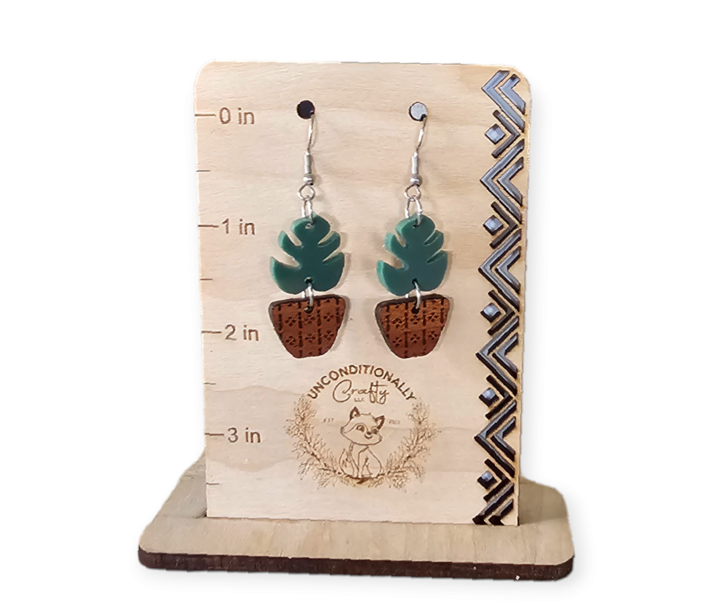 Potted Plant Earrings