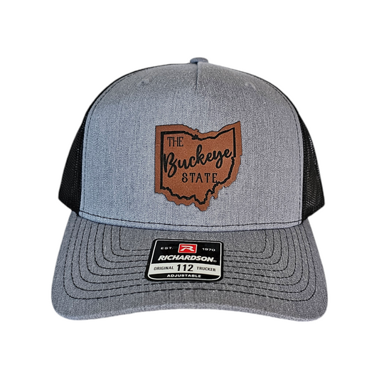 Richardson Adult 112 Trucker Hat with Leathette Patch