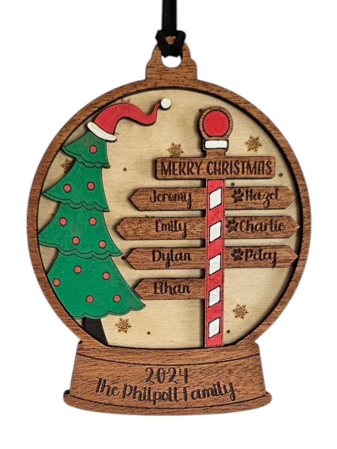 2024 Custom Family Christmas Ornament