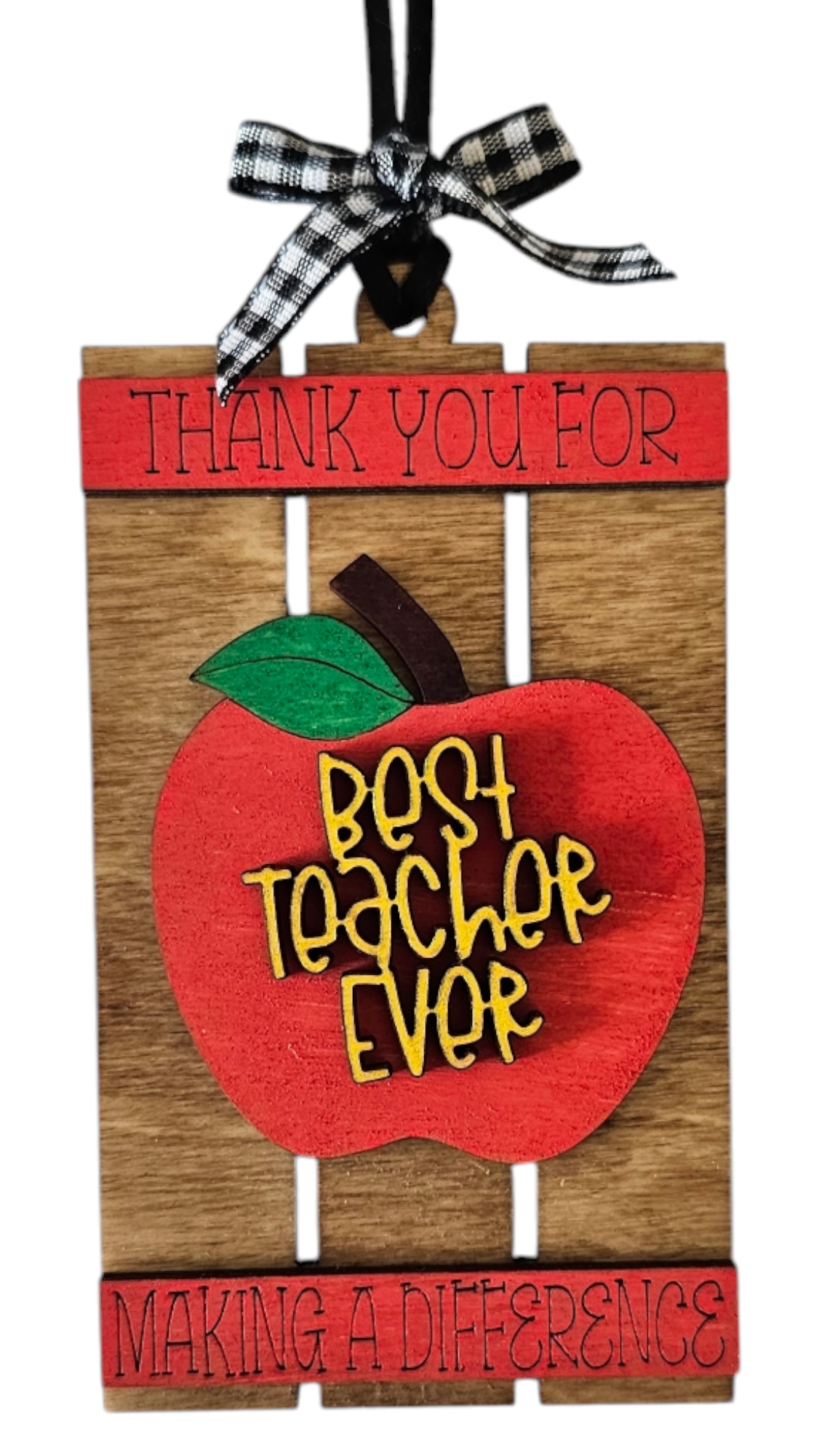 Teacher and Bus Driver Apperciation Ornaments