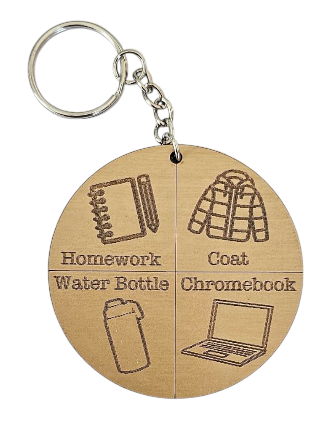 Bookbag Reminder Keychain