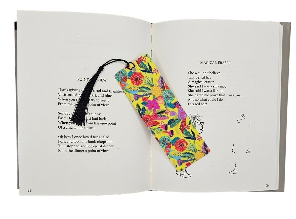 Scattered Print Bookmarks
