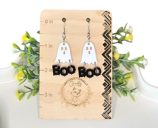 Boo Ghost Earrings