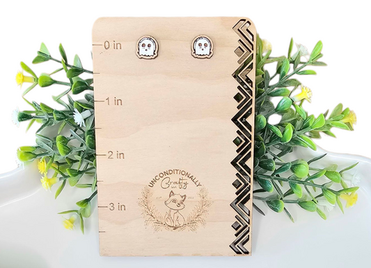 Ghost Stud Earrings