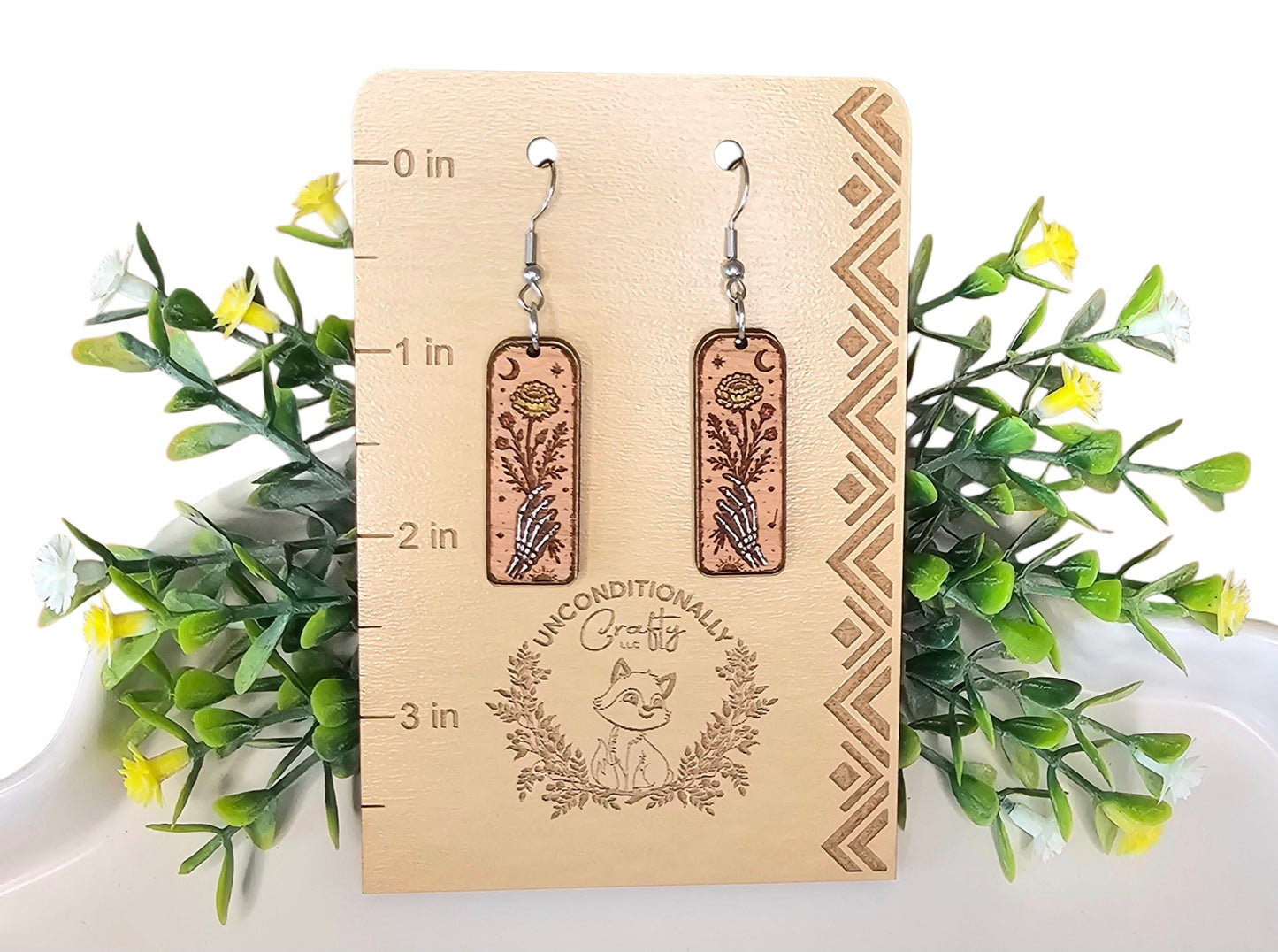 Bones and Blooms Earrings