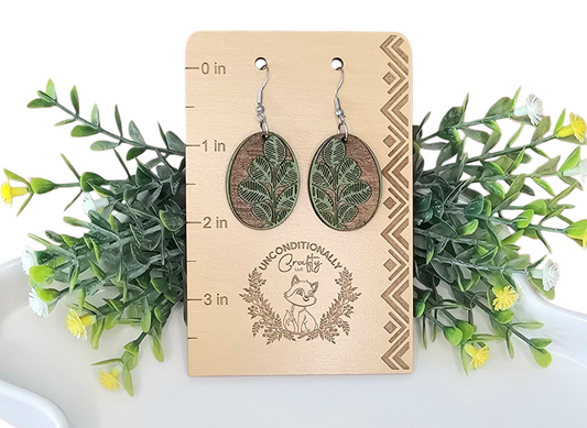 Botanical Leaf Earrings