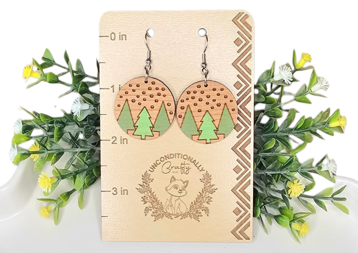 Christmas Tree Farm Earrings