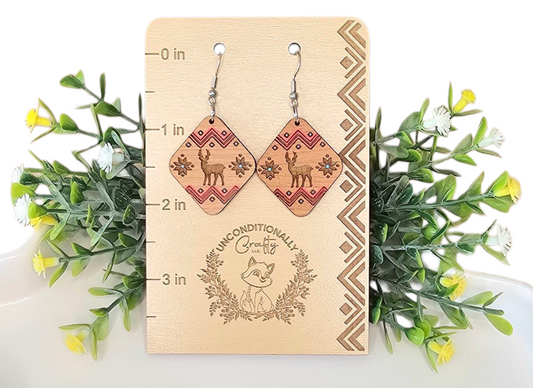 Nordic Reindeer Earrings