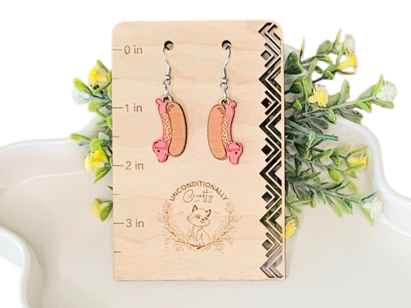 Weiner Dog Earrings