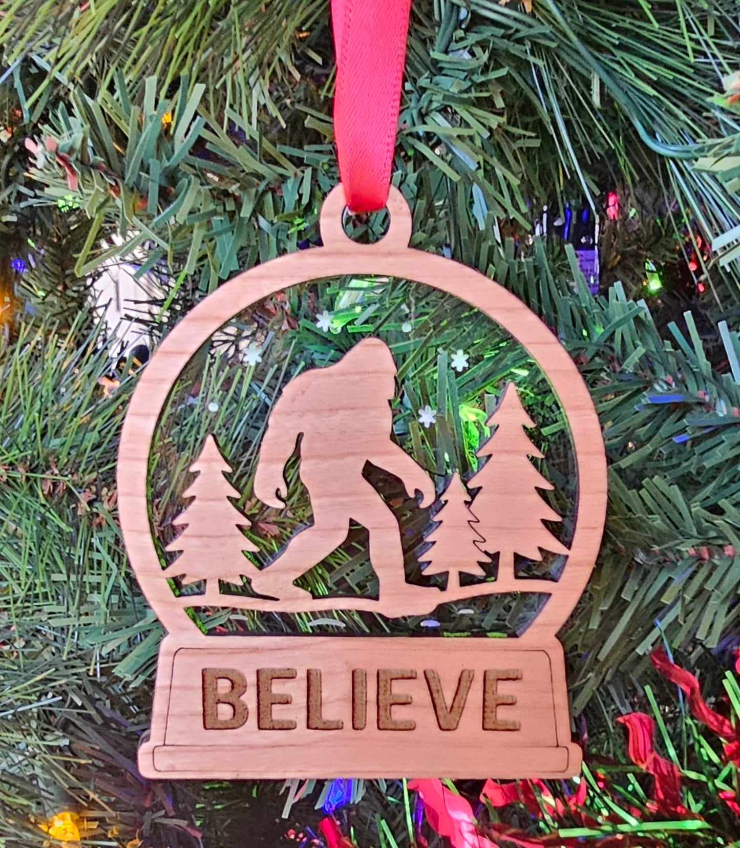 Bigfoot Believe Ornament