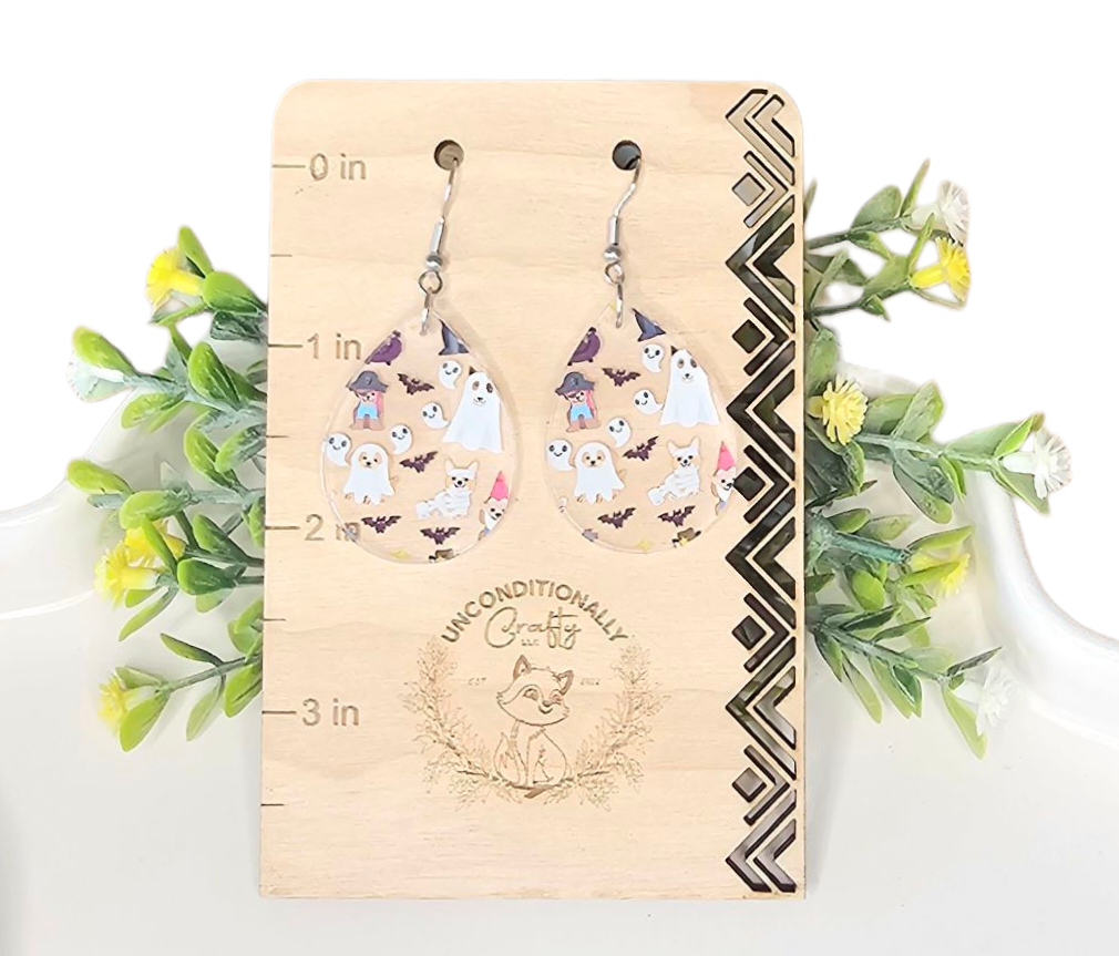 Spooky Dog Earrings