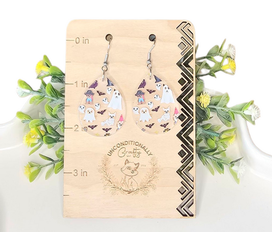 Spooky Dog Earrings