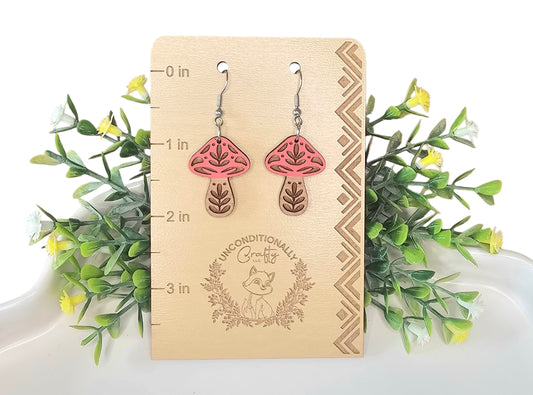 Mushroom Earrings