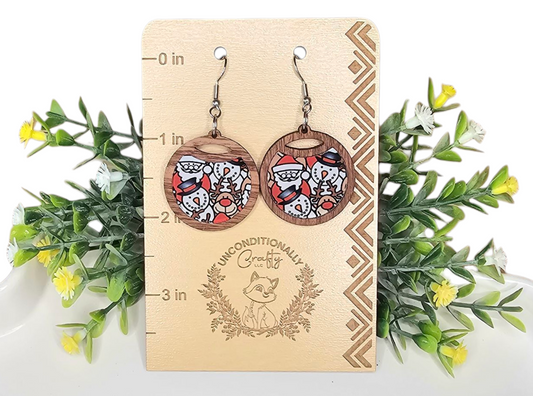 Santa and Friends Earrings