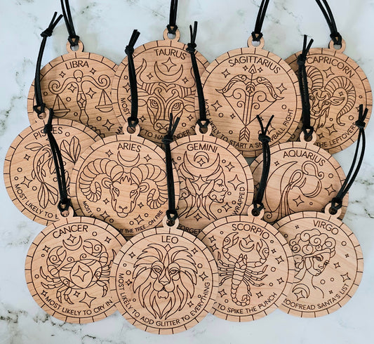Most Likely to Astrology Ornaments