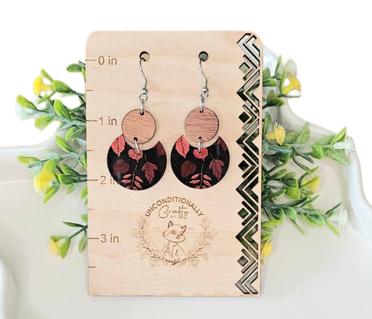 Fall Leaves Drop Earrings