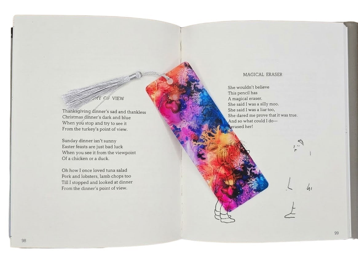 Scattered Print Bookmarks