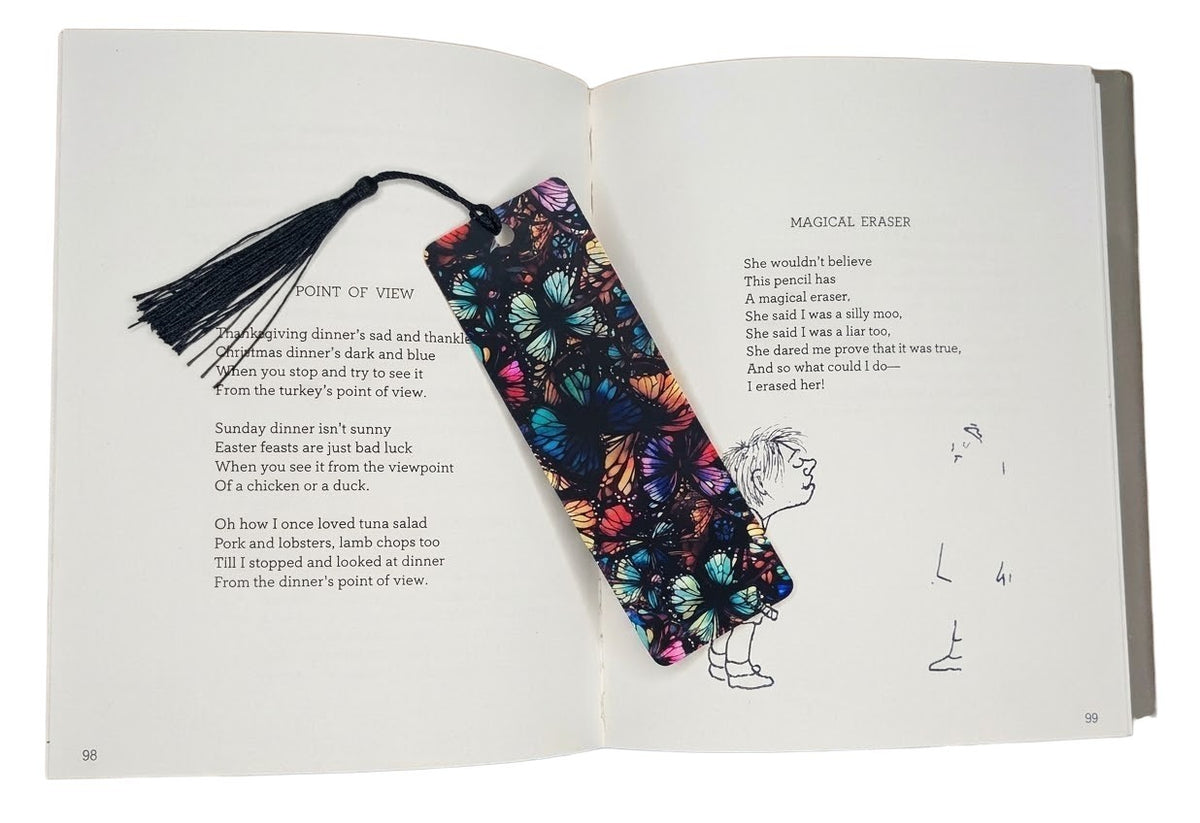 Scattered Print Bookmarks
