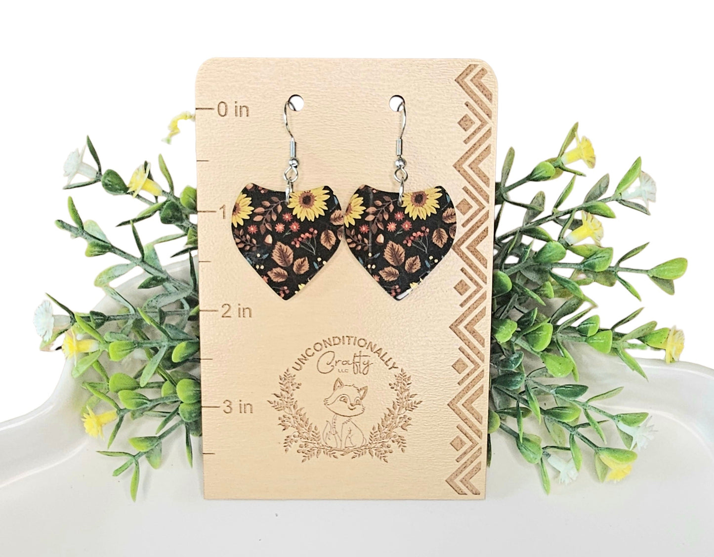 Fall Sunflower Earrings