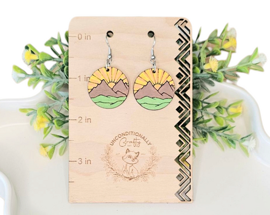 Mountain Sunrise Earrings