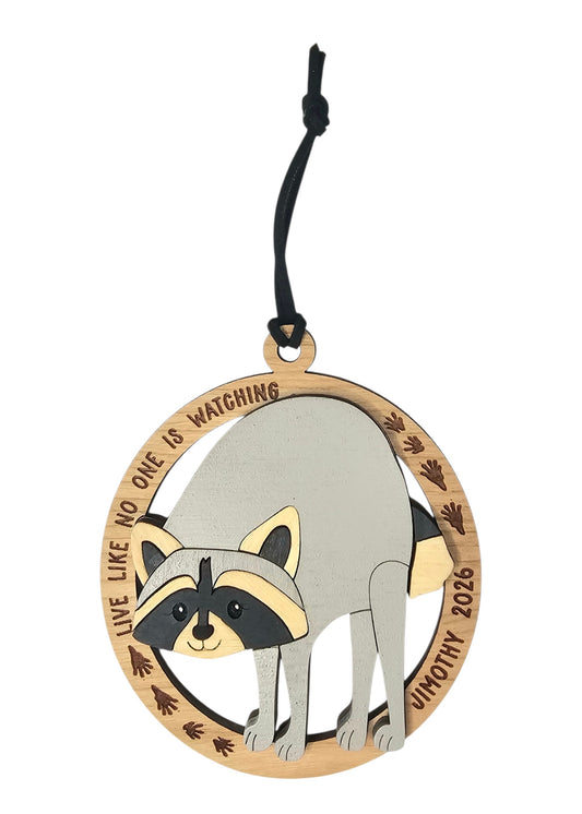 Jimothy the Raccoon Ornament