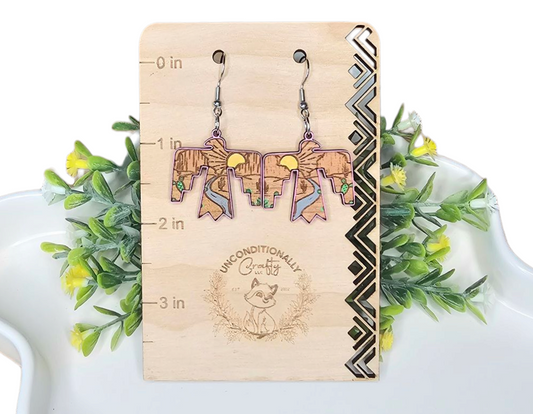 Southwestern Firebird Earrings