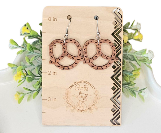 Octoberfest Pretzel Earrings
