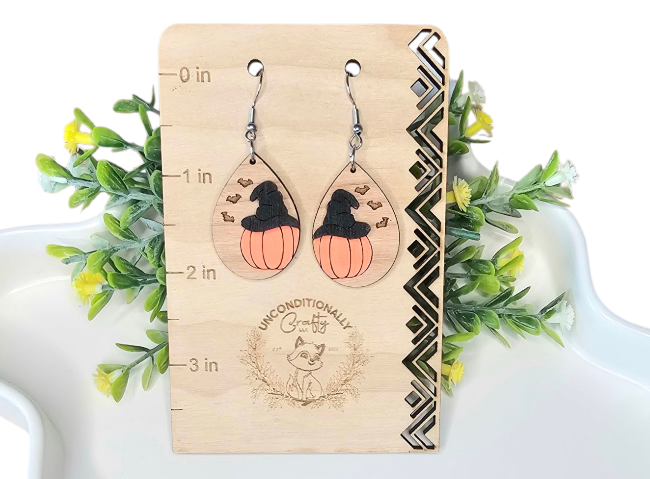 Witchy Pumpkin Earrings