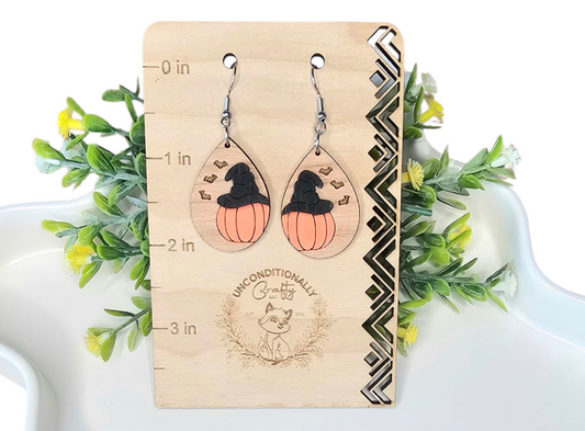 Witchy Pumpkin Earrings