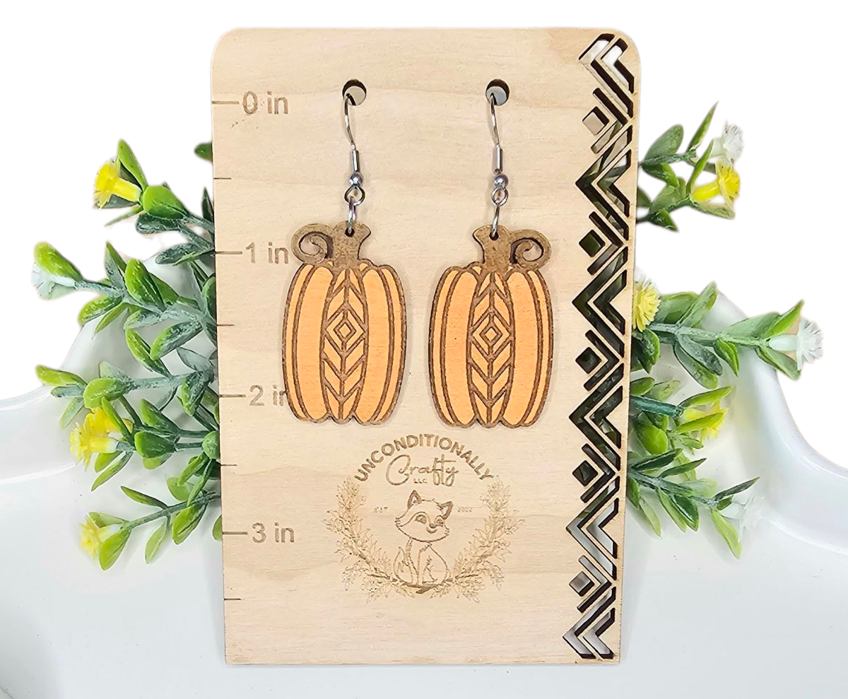 Boho Pumpkin Earrings