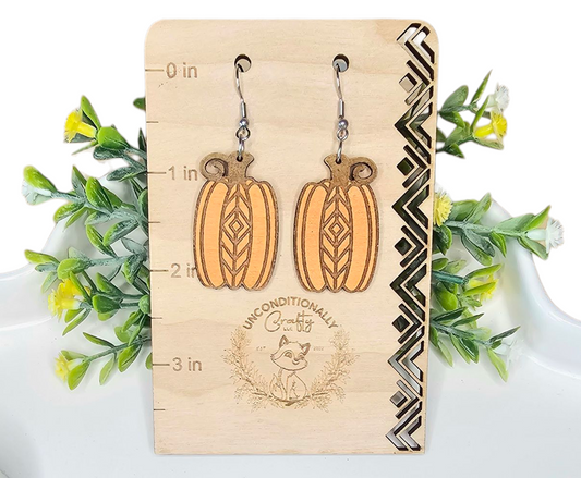 Boho Pumpkin Earrings