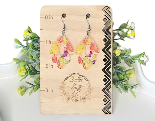 Scattered Leaves Draped Earrings