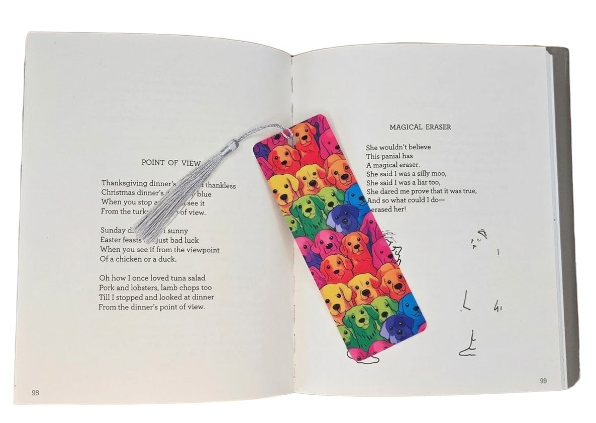 Scattered Print Bookmarks