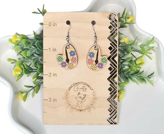 Daisy Paint Palette Earrings